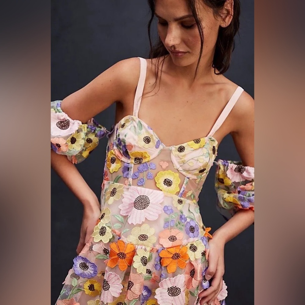 For Love and Lemons Prato Mini Dress NEW - Picture 9 of 16